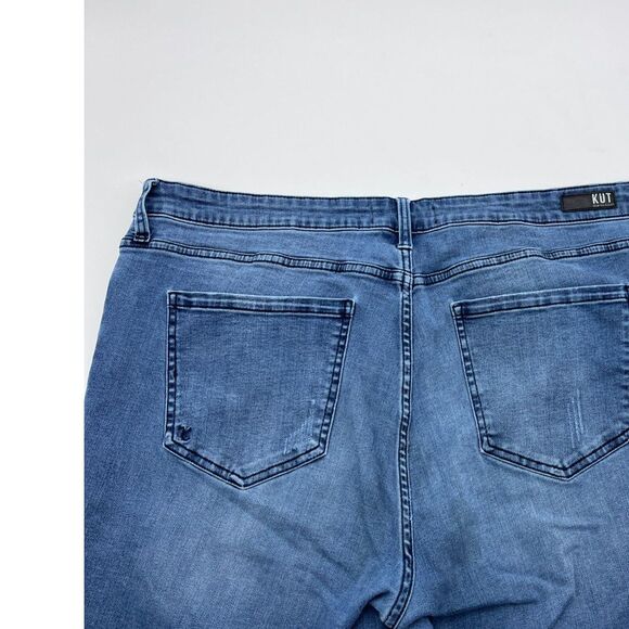 Kut from the Kloth Connie High Rise Ankle Skinny with Raw Hem Size 18 Jeans - Picture 10 of 15